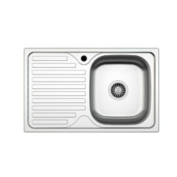 Chiuveta pentru blat, din inox anticalcar, cuva dreapta 43.5x76 cm / ZLN 0179-D