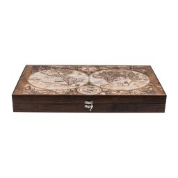 Joc de table din lemn lacuit 50x50cm / ZTS 5512