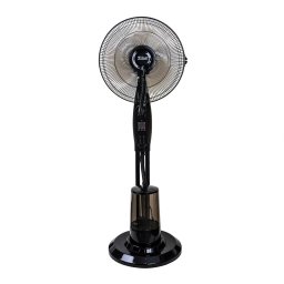 Ventilator cu pulverizare de apa, putere 75W, 3 trepte de viteza, cu functie de umidificare, negru / ZLN 0966