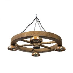 Lustra din lemn cu castron, diametru 49cm / EXT 10154_2