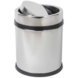 Cos menajer, capacitate 16 Litri din inox, capac rotativ / ZLN 4599