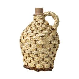 Ulcior din lut cu invelis impletit, inaltime 25cm / EXT 7595