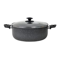 Cratita aluminiu 28 cm, capacitate 6L cu capac / ZLN 2003