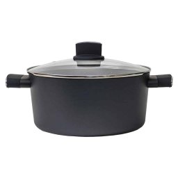 Oala cu capac de sticla, ECO cu diametru de 28 cm, capacitate 5L / ZLN 0867
