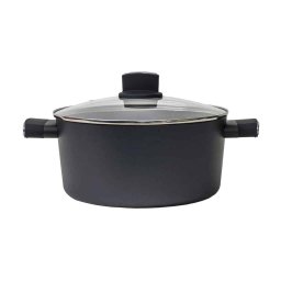 Oala cu capac de sticla, ECO cu diametru de 26 cm, capacitate 4L / ZLN 0850
