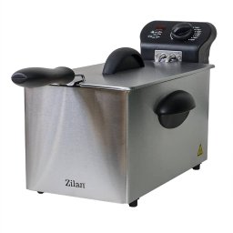 Friteuza din inox, putere 2180W, capacitate 3L, termostat reglabil / ZLN 1819