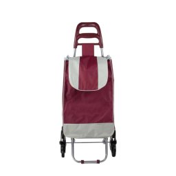 Carucior pentru cumparaturi cu 6 roti si cadru metalic / 4066