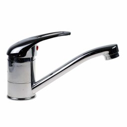 Baterie inox bucatarie, ZILAN, pipa medie 15 cm, monocomanda, cartus ceramic 40mm / ZLN 7796