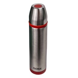 Termos inox, capac functie pahar, buton antiscurgere, capacitate 1L / ZLN 1839