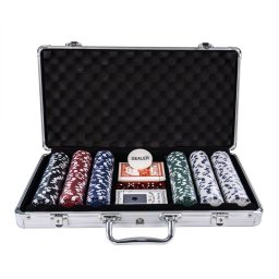 Joc poker, 300 jetoane cu servieta / PCS 300
