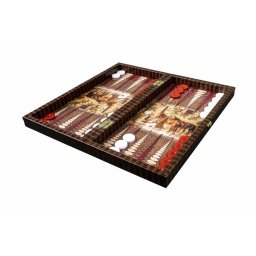 Joc de table din lemn lacuit 50x50cm / ZTS 5512-1