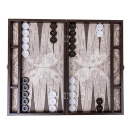 Joc de table din piele ecologica 48x58cm, maro / ZTS 5512-3