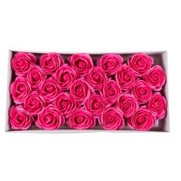 Trandafiri mari din sapun, 25 buc/set / CD3443-roz coral 3
