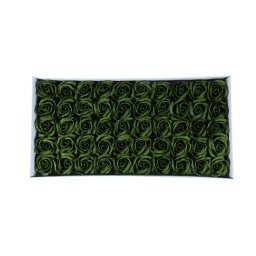 Trandafiri din sapun, 50 buc/set / CD2573-verde inchis 36