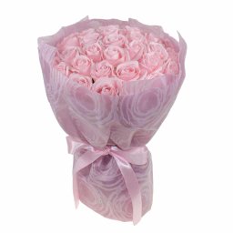 Buchet 33 trandafiri din sapun / CD4453, Roz