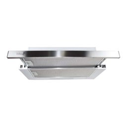 Hota telescopica cu motor dublu, 2 filtre aluminiu, incorporabila, alba, 420mc/h / ZLN 3680