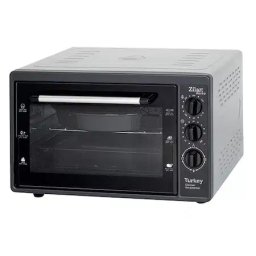 Cuptor electric Zilan, capacitate 38 Litri, putere 1500W, timer control 90 min, gratar, tava dreptunghiulara, negru / ZLN 5320_G