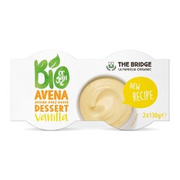 Desert din ovaz cu vanilie 2x130g bio 260g