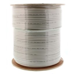 Cablu Coaxial RG6, Fire Otel Cuprat, Triplu Ecranat, 64 x 0.12mm Al + Folie Al, 305m, Well