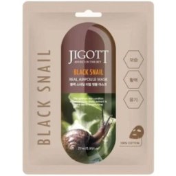 Masca pentru Fata cu Extract de Mucus de Melc Negru, Jigott, 27 ml
