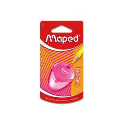 Ascutitoare Maped I-gloo Neon simpla cu rezervor, blister, roz