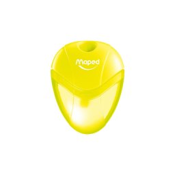 Ascutitoare Maped I-gloo Neon simpla cu rezervor, galben