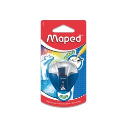 Ascutitoare Maped I-gloo Eject simpla cu rezervor, blister, albastru