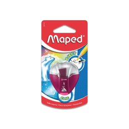 Ascutitoare Maped I-gloo Eject simpla cu rezervor, blister, violet