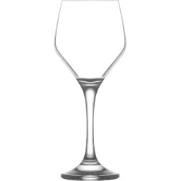 Pahar pentru vin LAV Ella din sticla, 330 ml, elegant, set 6 bucati