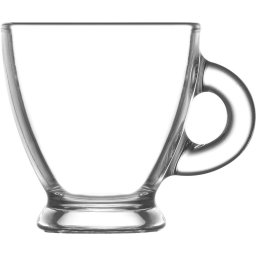 Pahar pentru espresso LAV Roma din sticla, 95 ml, set 6 bucati
