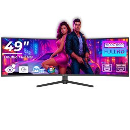 Monitor gaming curbat OptimX MT49j 49 inch DFHD 144Hz IPS RGB
