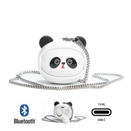 Casti wireless OptimX G05D Panda Face cu Bluetooth 5.4 si USB-C