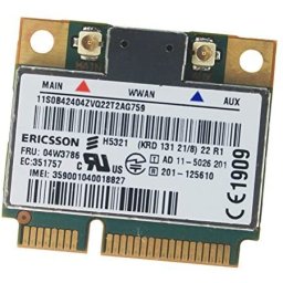 Modul 3G WWAN Lenovo Ericsson H5321 PCI-E pentru ThinkPad