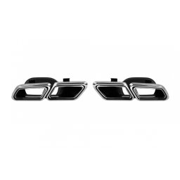 Ornamente evacuare Mercedes AMG Design inox pentru W222 W212 W218 R231