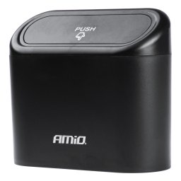 Cos de gunoi auto compact AMiO cu inchidere etansa si montare usoara