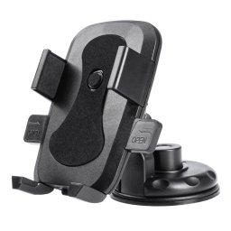 Suport auto telefon AMiO cu ventuza, brat reglabil si rotire 360