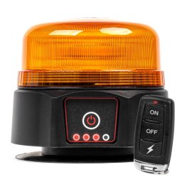 Girofar LED wireless AMiO cu telecomanda, 36 LED, IP66, 12V/24V