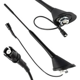 Antena auto universala ANT10 cu amplificator incorporat si mufa RAKU-2 AMiO