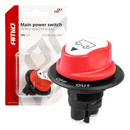 Intrerupator masa acumulator AMiO universal 3 pozitii ON-OFF-OUT 50A