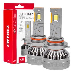 Becuri LED auto AMiO HP Full CANBUS HB4 9006, 6500K, 50W, 4500 lm