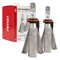 Becuri auto LED H15 AMiO RS+ CANBUS slim 50W, 6000K, 12-36V