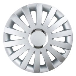 Capac roata auto Leoplast Sail 14 inch argintiu pentru jante din otel