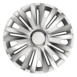Capac roata auto Versaco Royal RC 14 inch argintiu pentru jante otel