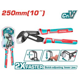 Cleste papagal TOTAL Industrial 250 mm, deschidere 50 mm, Cr-V