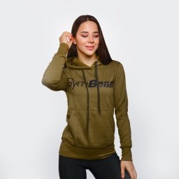 GymBeam Women‘s Hoodie Athlete Military Green XS