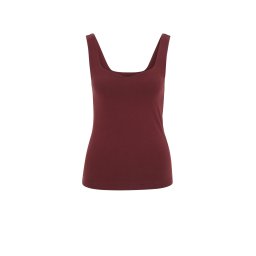 WE Fashion Top roșu burgundy