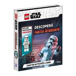 Descopera partea intunecata. Caiet de activitati si ghid + minifigurina Stormtrooper