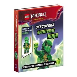 Descopera aventurile ninja. Caiet de activitati si ghid ninja + minifigurina Lloyd