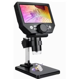 Microscop digital LCD 4.3 inch HD 8MP zoom 1 la 1000X cu 8 LED baterie reincarcabila