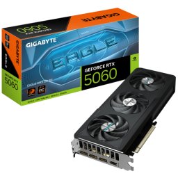 Placa video Gigabyte nVidia GeForce RTX 5060 EAGLE MAX OC 8GB GV-N5060EAGLEMAX OC-8GD, GDDR7, 128 bit